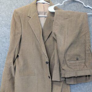 Sear's Men's Vintage Corduroy Suit 2pc - Tan/Camel